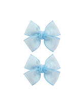 Seaside Shimmer Bow Clips